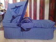 люлька от коляски Geoby Joss синего цвета