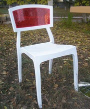 Стул Орли, пластик белый, акрил