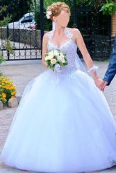 СВАДЕБНОЕ ПЛАТЬЕ (колье с сережкамив подарок!!!!!)