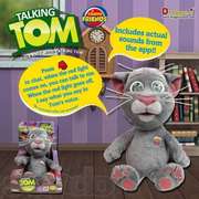 Говорящий кот Том Talking Tom - мягкая игрушка - отличный подарок ребёнку к Новогодним праздникам !