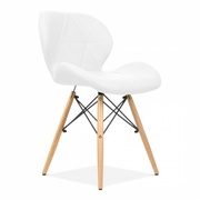 Стул мягкий Стар, черный, коричневый, белый